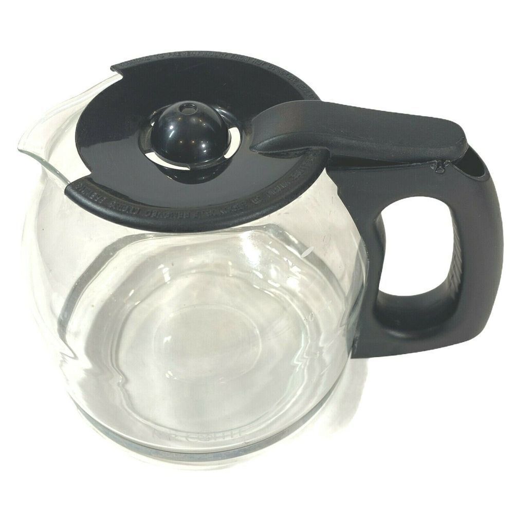 Mr. Coffee 12-Cup Coffee Carafe Pot Replacement or Extra - Black Handle & Lid